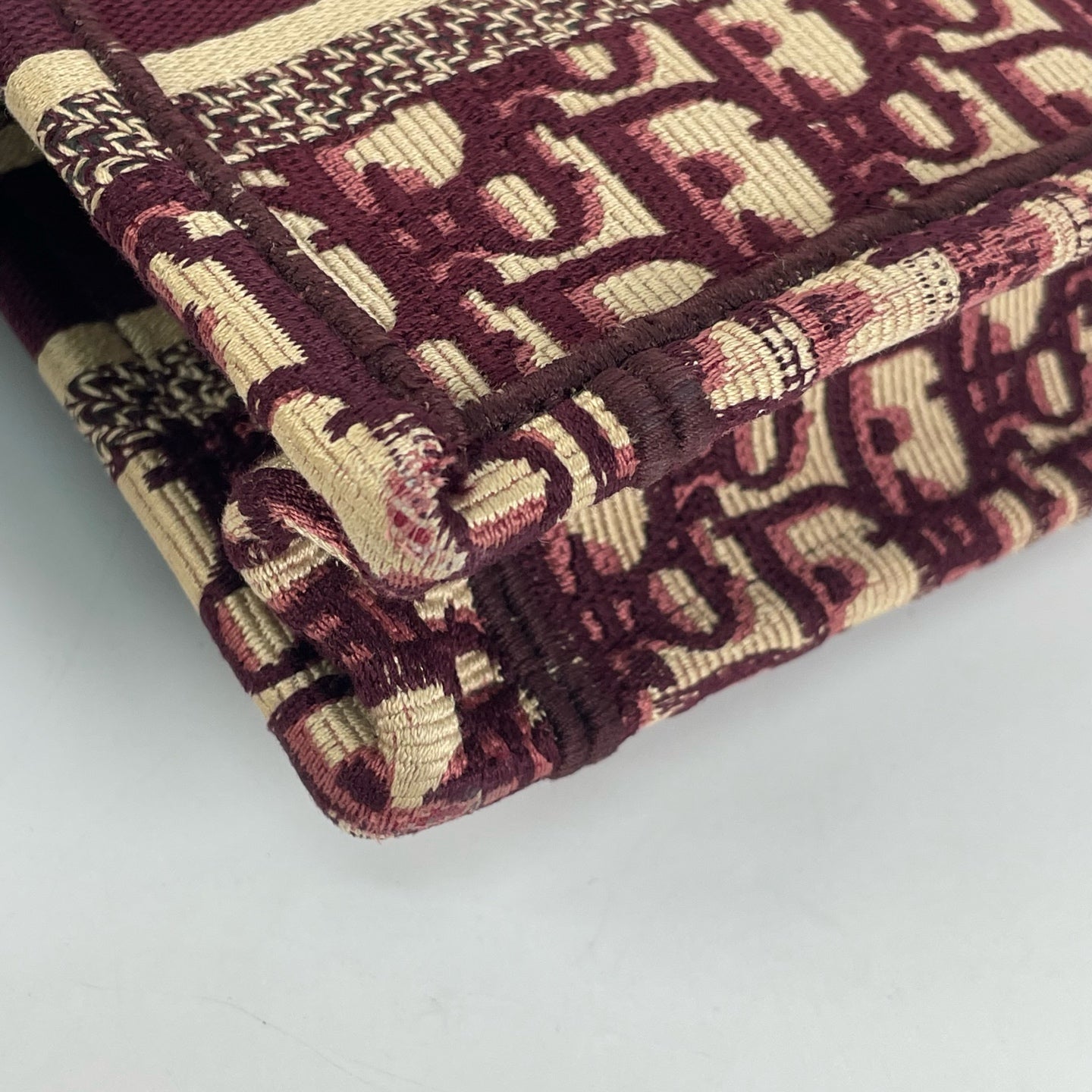 Dior - Book Tote - Cloth - Burgundy - (mini)