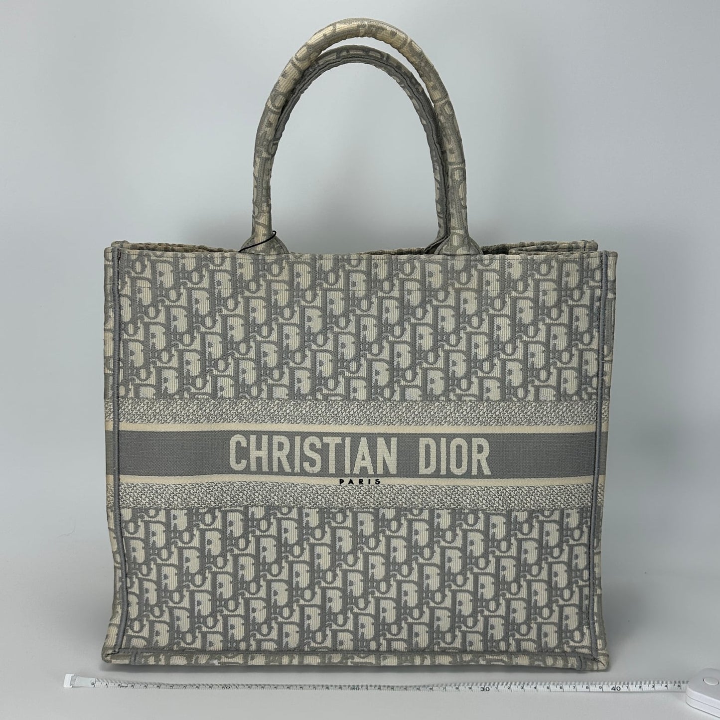 Dior - Book Tote - Cloth - Grey - (large)