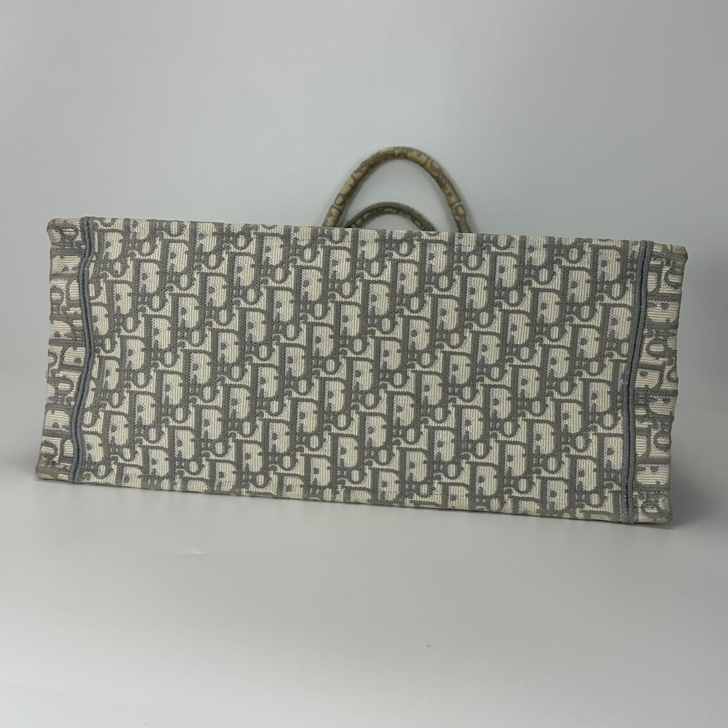 Dior - Book Tote - Cloth - Grey - (large)