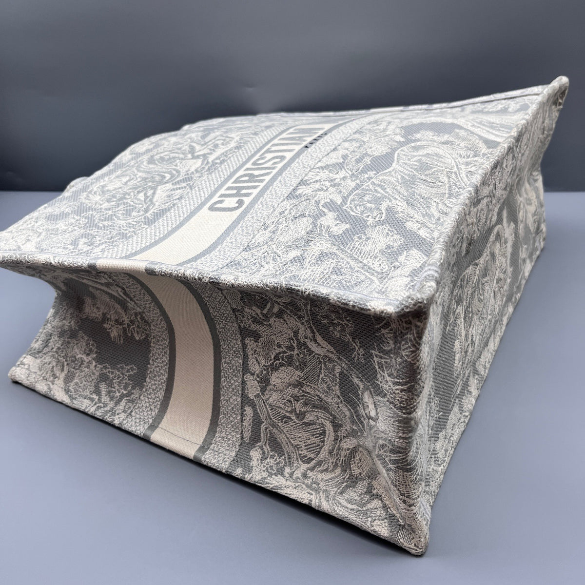 Dior - Book Tote - Cloth - Grey - (large)