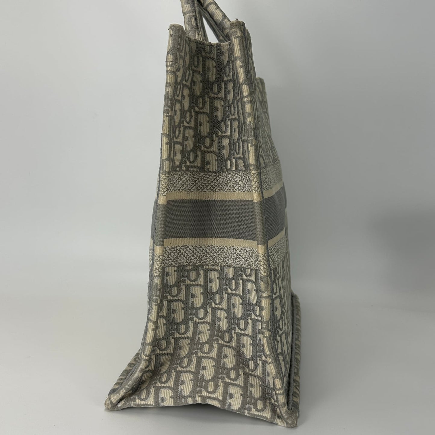 Dior - Book Tote - Cloth - Grey - (large)