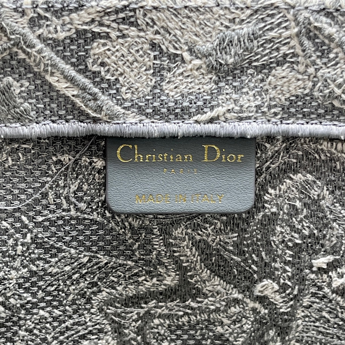 Dior - Book Tote - Cloth - Grey - (large)