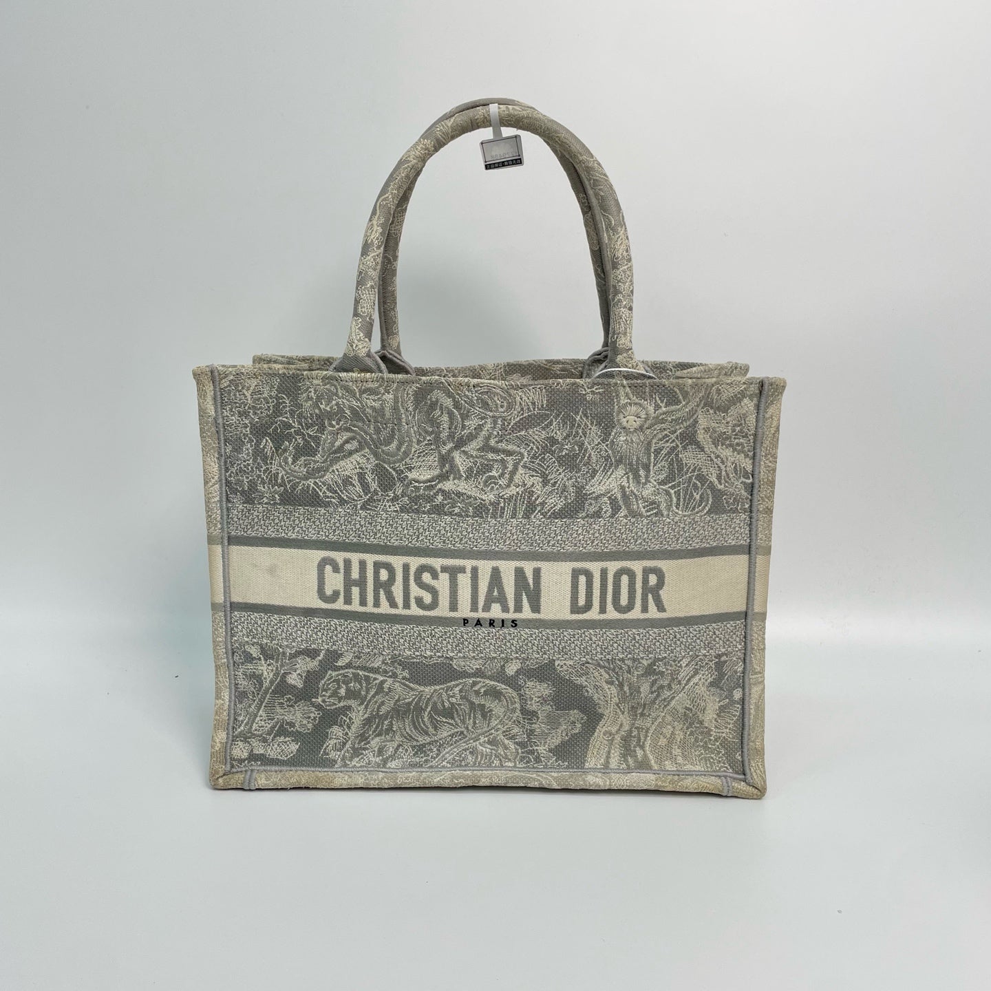 Dior - Book Tote - Cloth - Grey - (medium)