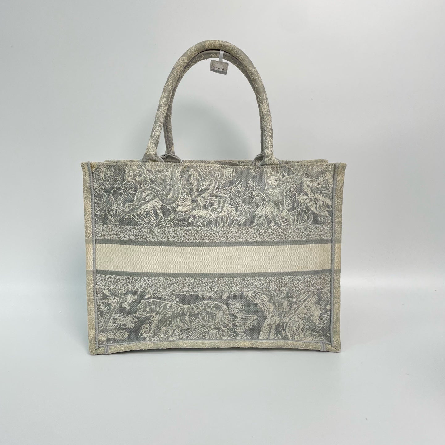 Dior - Book Tote - Cloth - Grey - (medium)