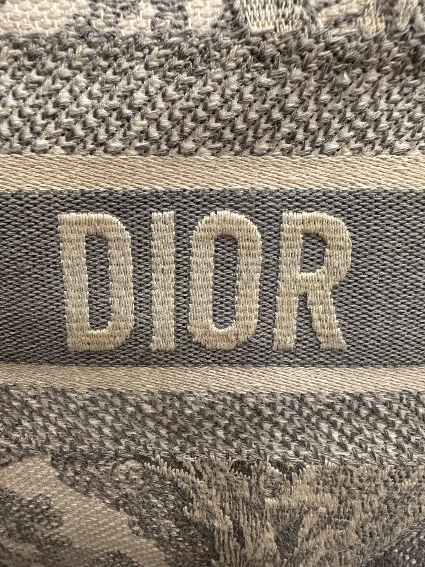 Dior - Book Tote - Cloth - Grey - (medium)