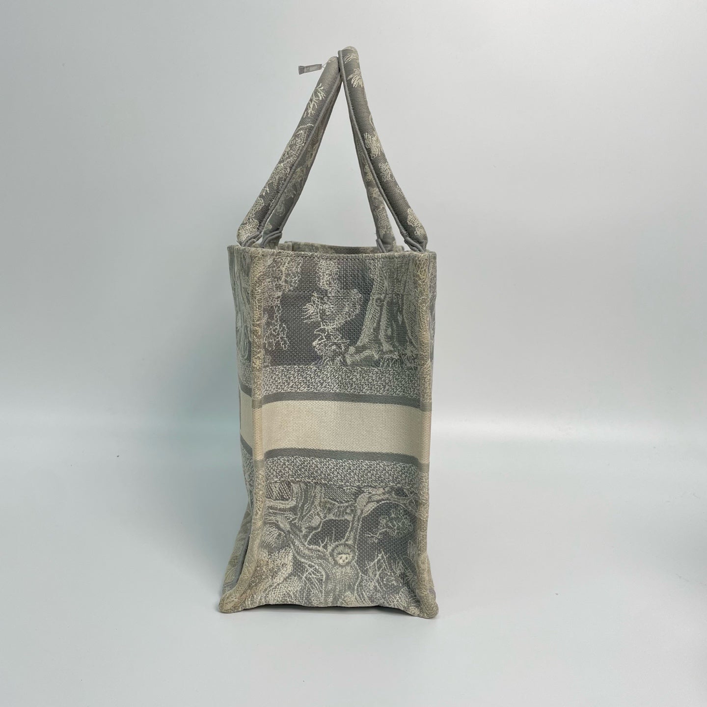 Dior - Book Tote - Cloth - Grey - (medium)