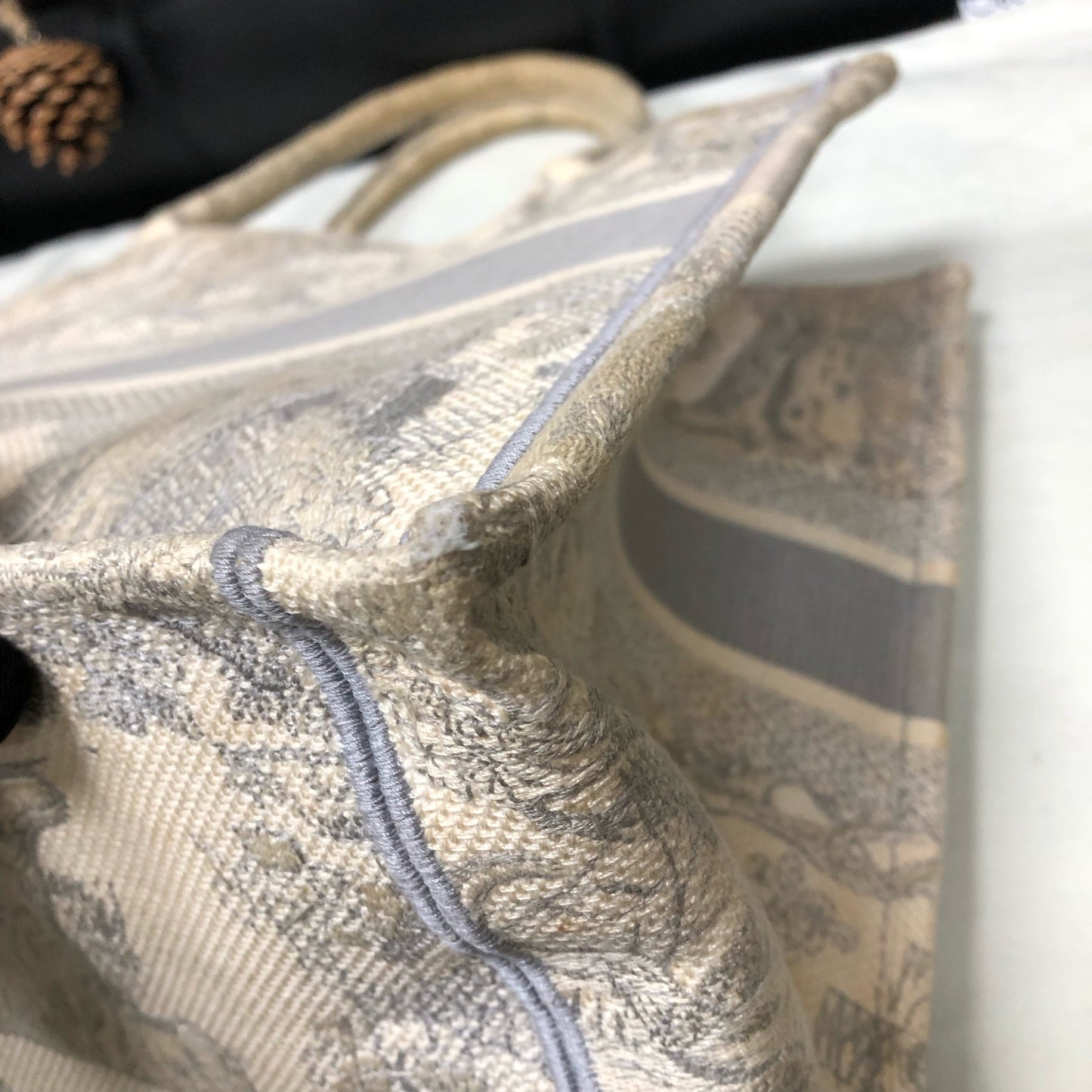 Dior - Book Tote - Cloth - Grey - (medium)