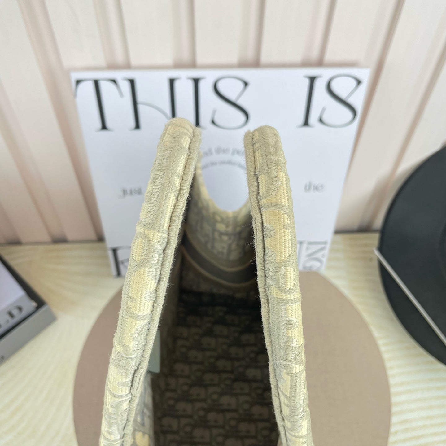 Dior - Book Tote - Cloth - Grey - (medium)