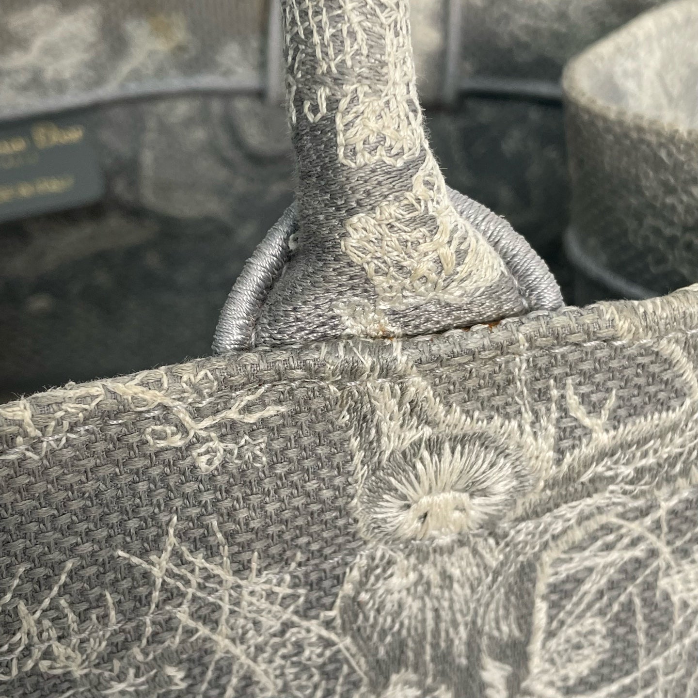 Dior - Book Tote - Cloth - Grey - (medium)