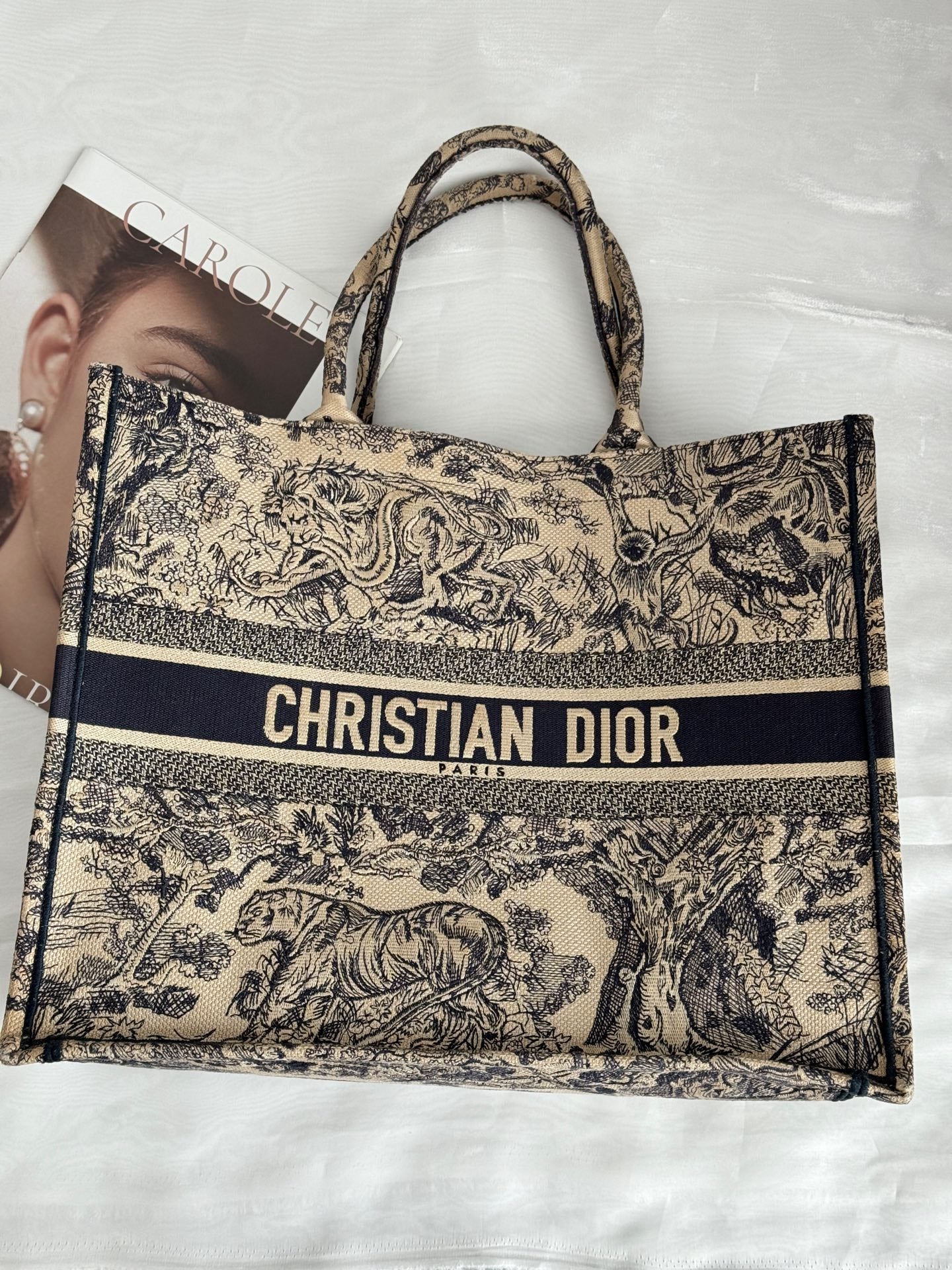 Dior - Book Tote - Cloth - Multicolour - (Large)