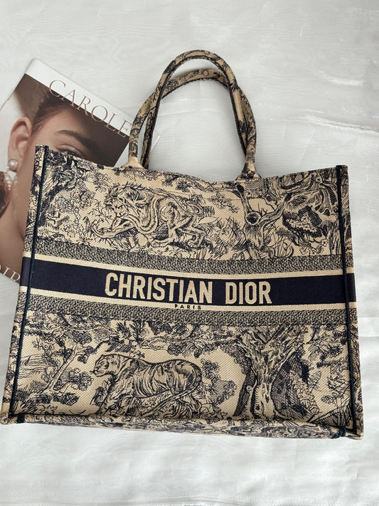 Dior - Book Tote - Cloth - Multicolour - (Large)