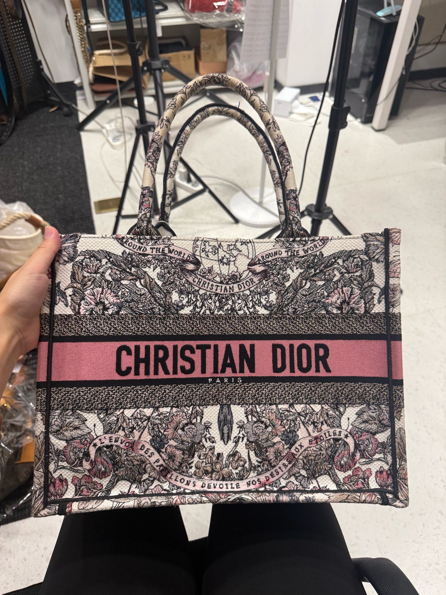 Dior - Book Tote - Cloth - Multicolour - (medium)