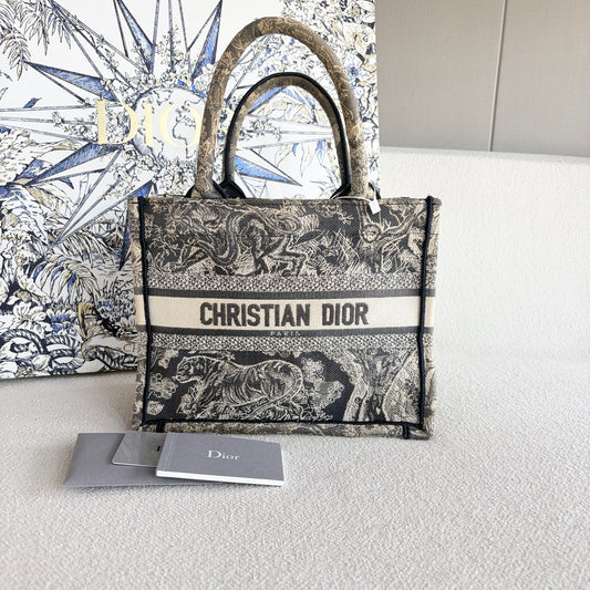 Dior - Book Tote - Cloth - Multicolour - (small)