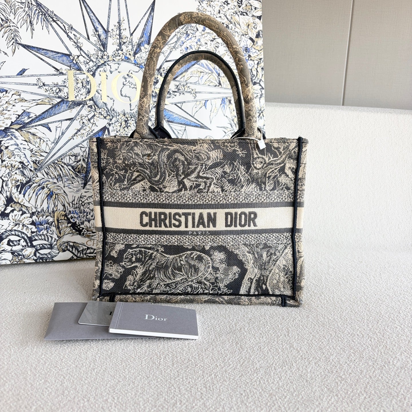 Dior - Book Tote - Cloth - Multicolour - (small)
