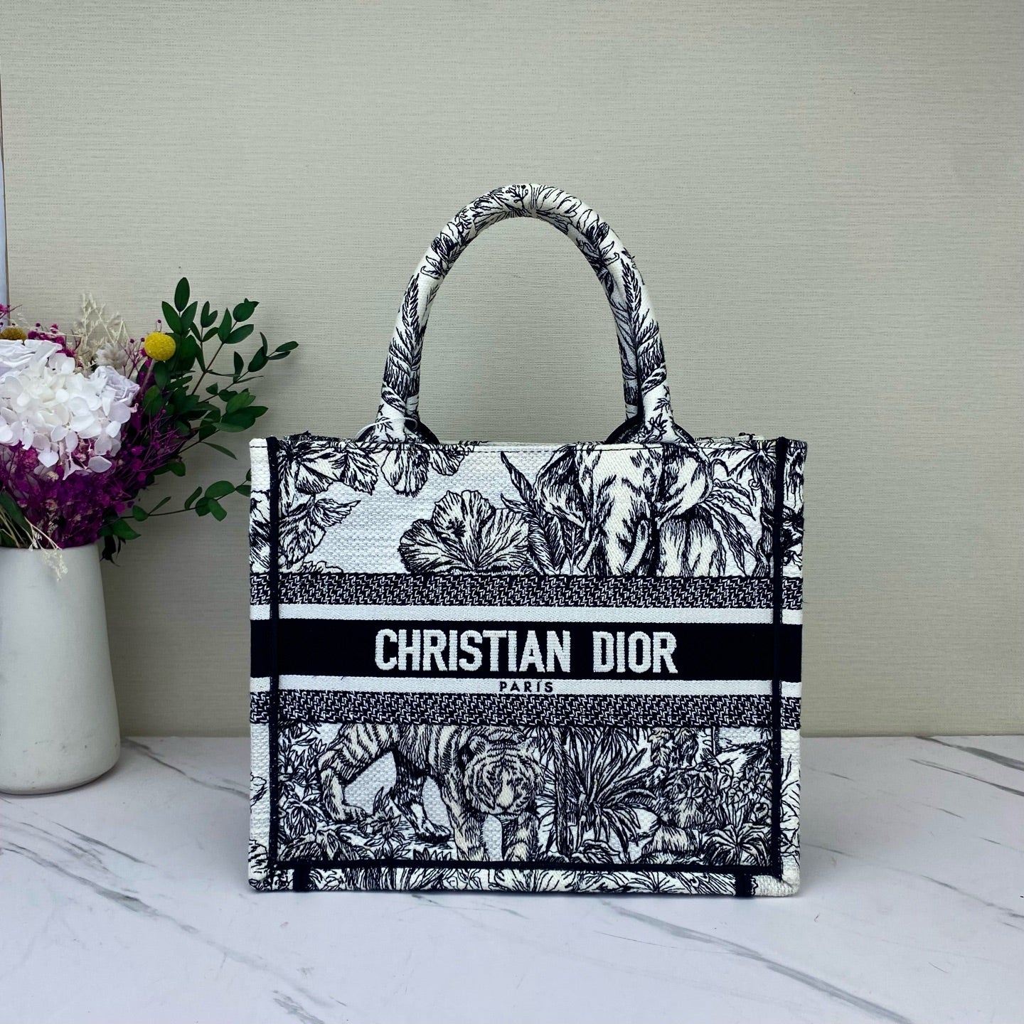Dior - Book Tote - Cloth - Multicolour - (small)