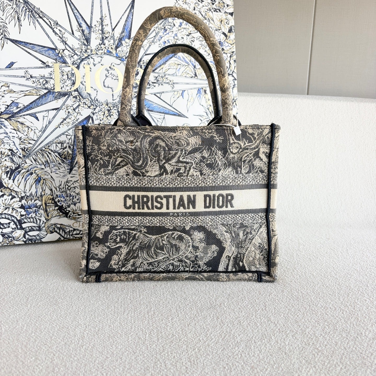 Dior - Book Tote - Cloth - Multicolour - (small)