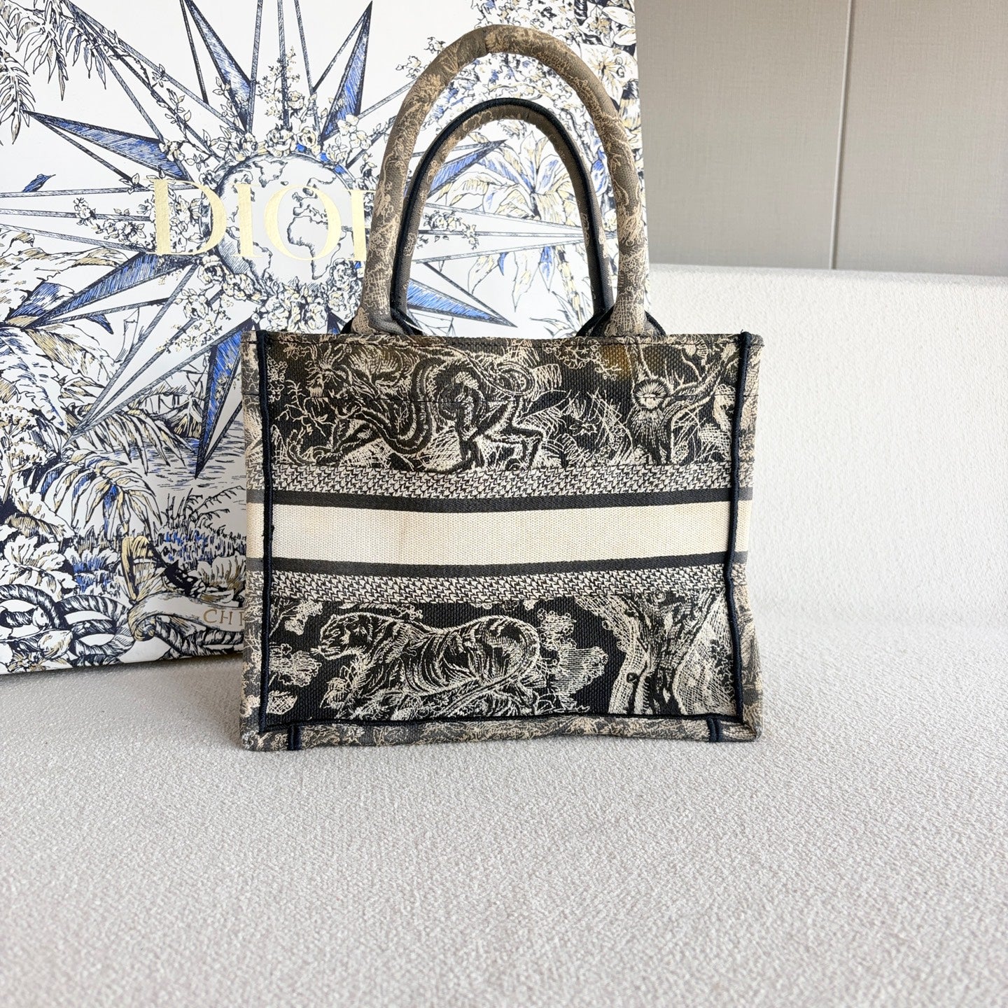 Dior - Book Tote - Cloth - Multicolour - (small)