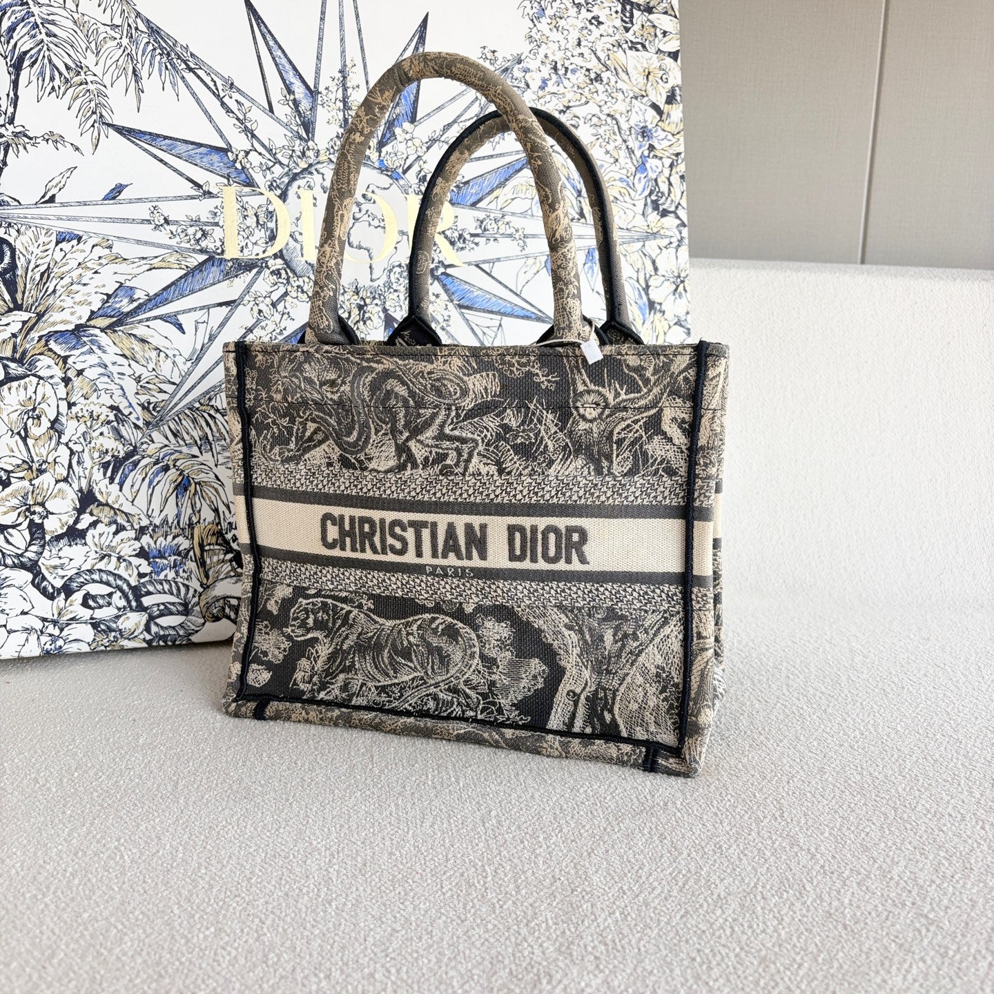 Dior - Book Tote - Cloth - Multicolour - (small)