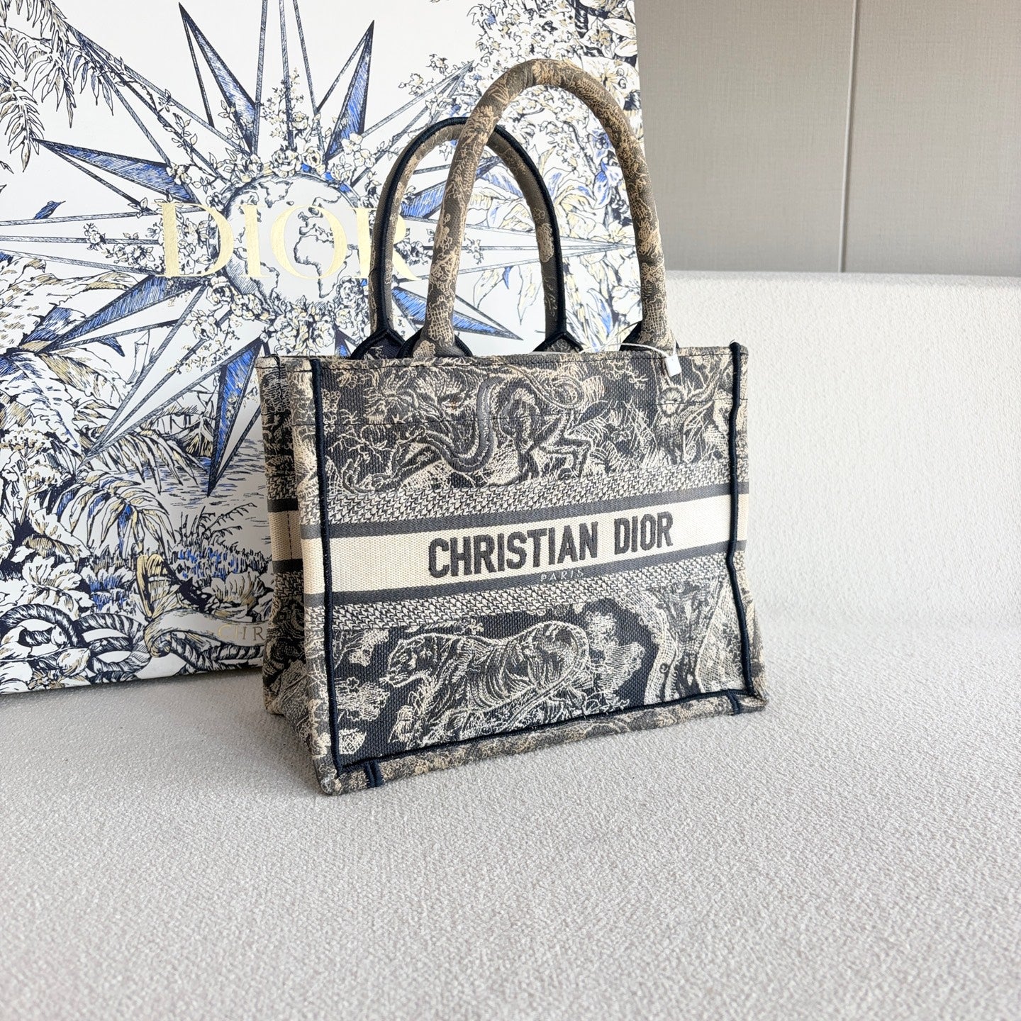Dior - Book Tote - Cloth - Multicolour - (small)