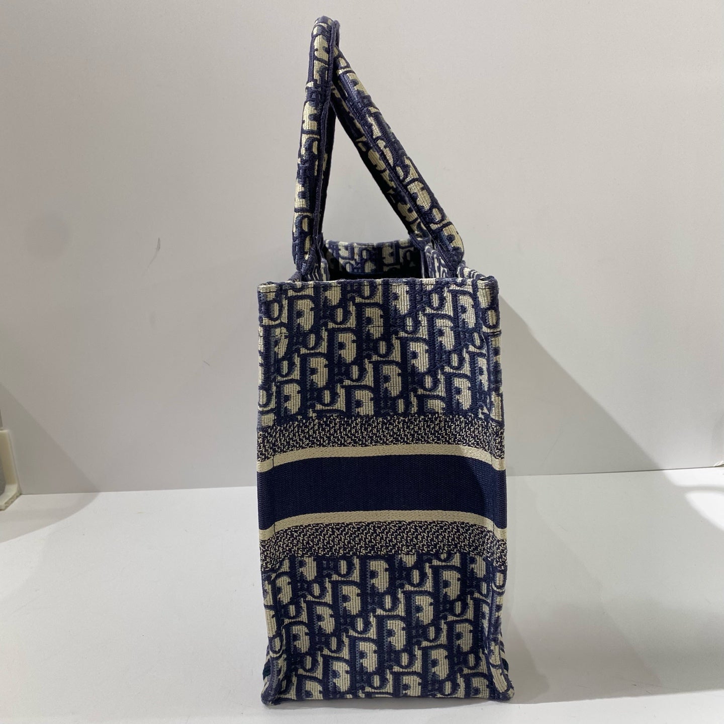 Dior - Book Tote - Cloth - Navy - (medium)