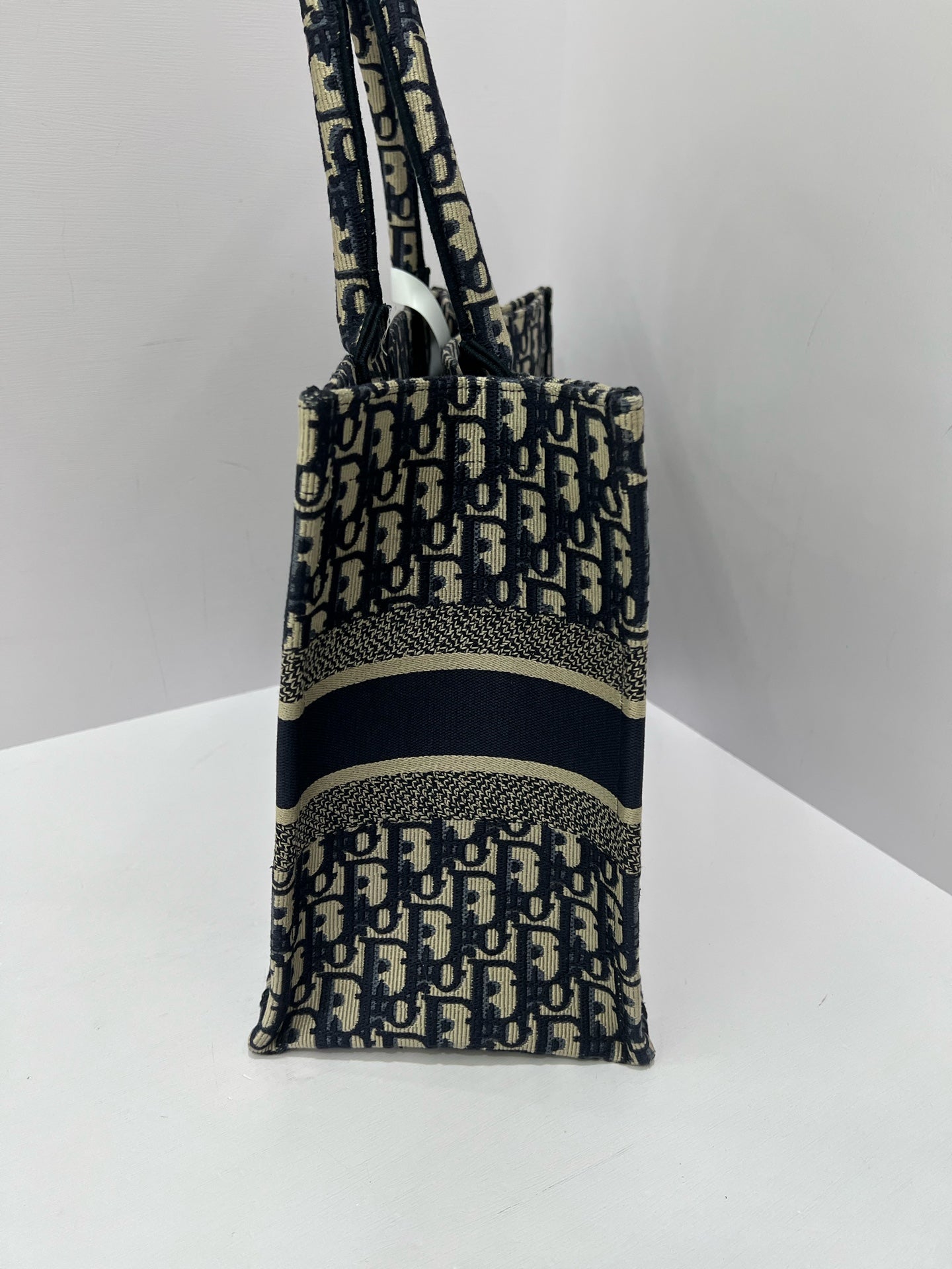 Dior - Book Tote - Cloth - Navy - (medium)