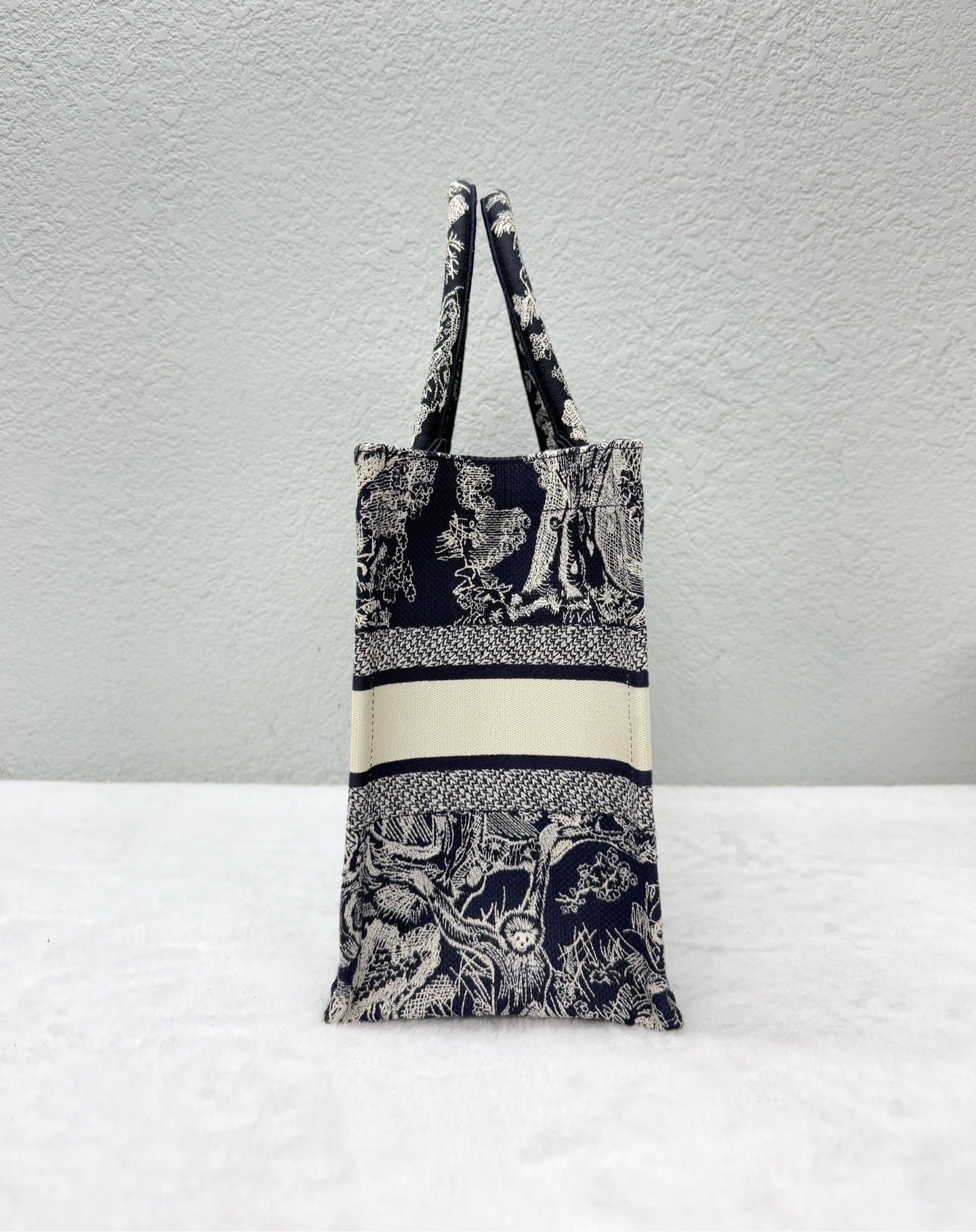 Dior - Book Tote - Cloth - Navy - (Medium)