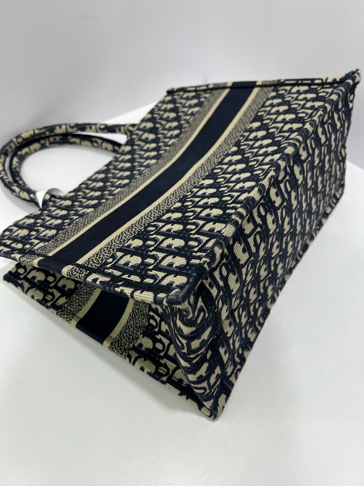 Dior - Book Tote - Cloth - Navy - (medium)