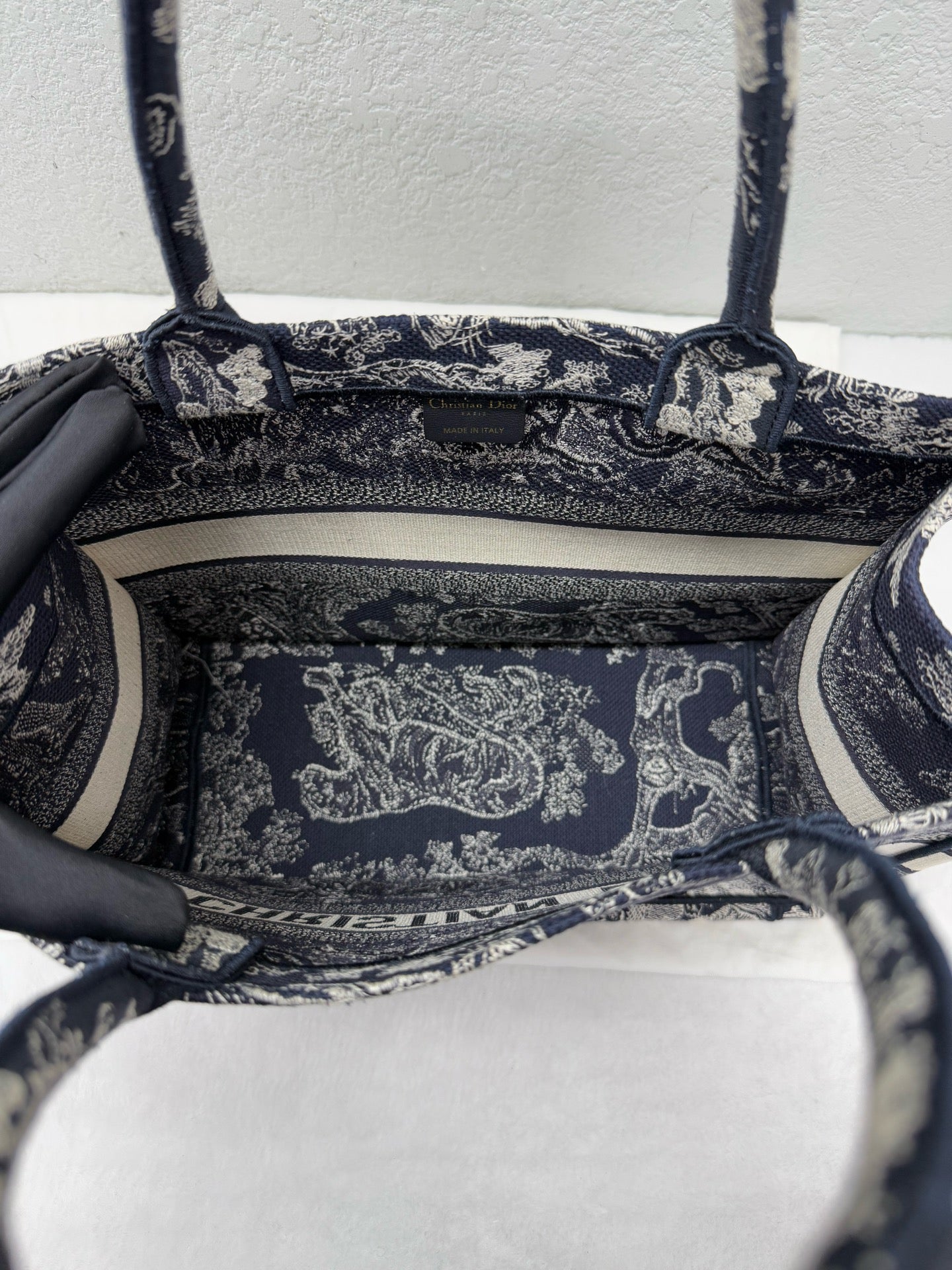 Dior - Book Tote - Cloth - Navy - (Medium)