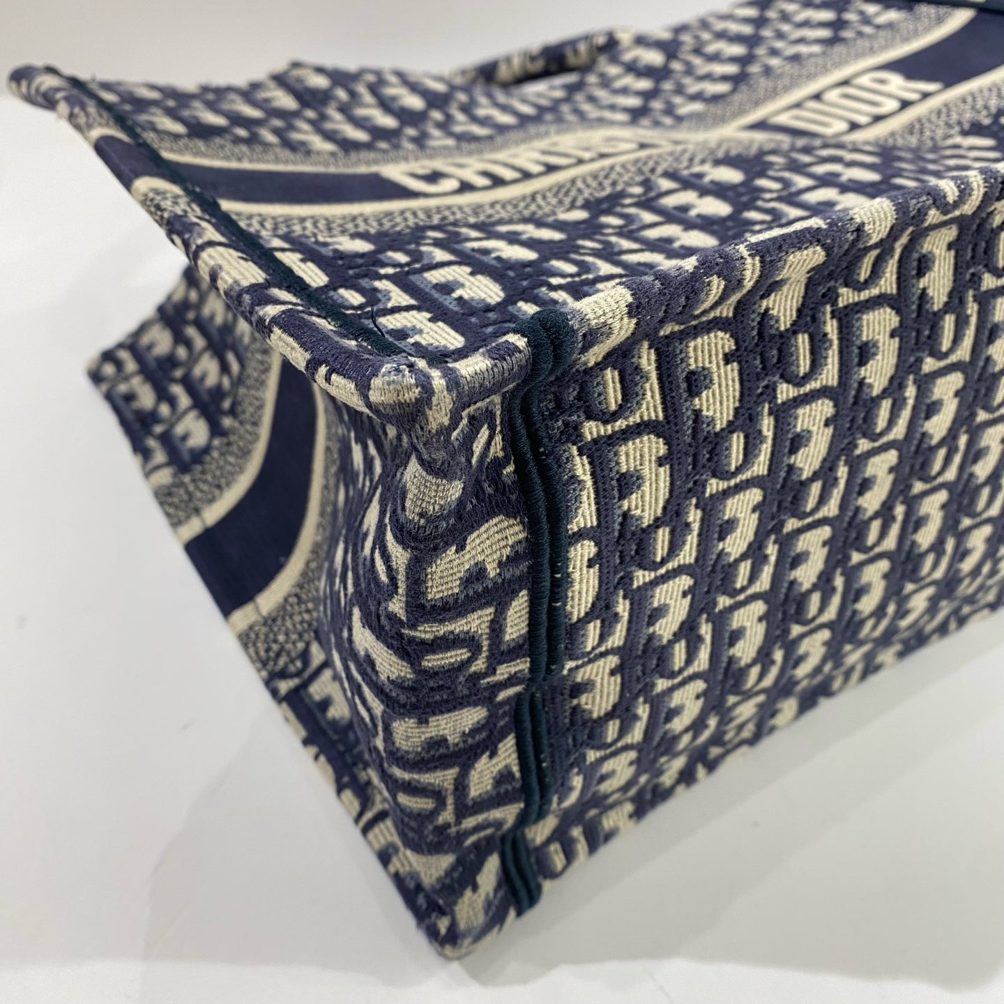 Dior - Book Tote - Cloth - Navy - (medium)