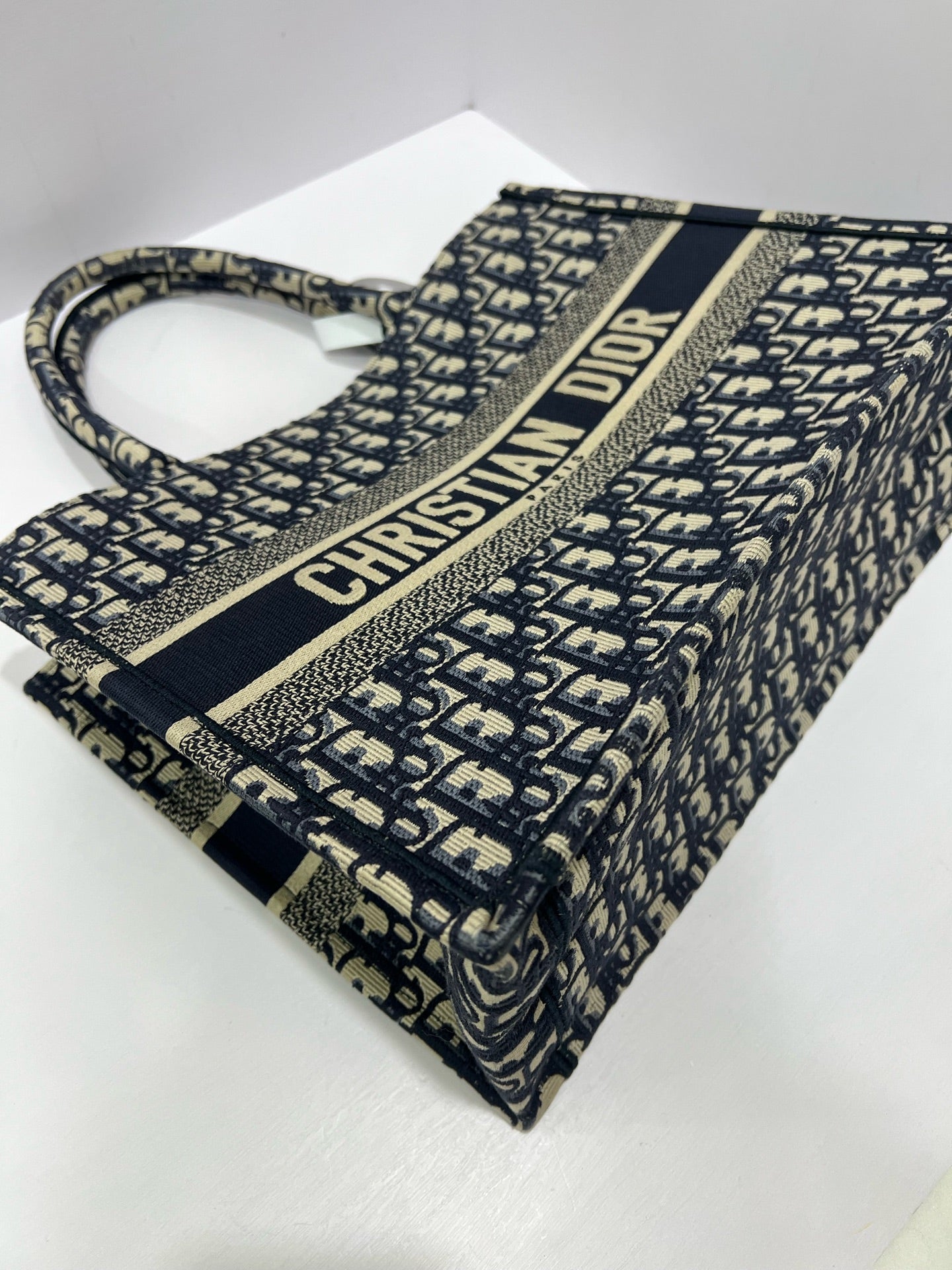 Dior - Book Tote - Cloth - Navy - (medium)