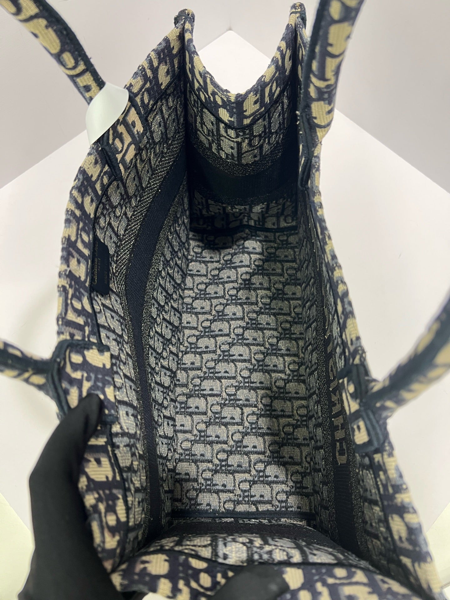 Dior - Book Tote - Cloth - Navy - (medium)