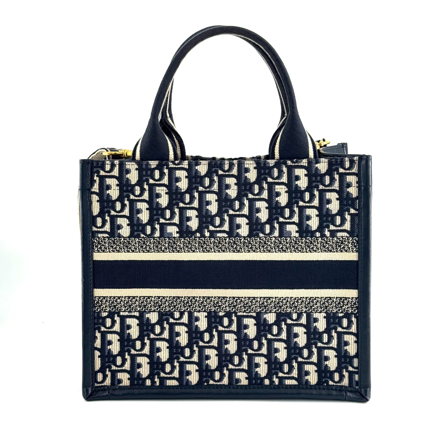 Dior - Book Tote - Cloth - Navy - (small)