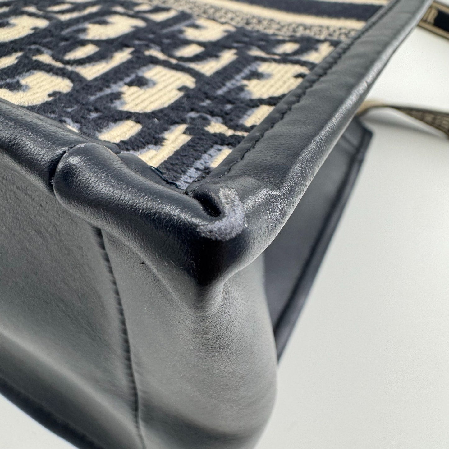 Dior - Book Tote - Cloth - Navy - (small)