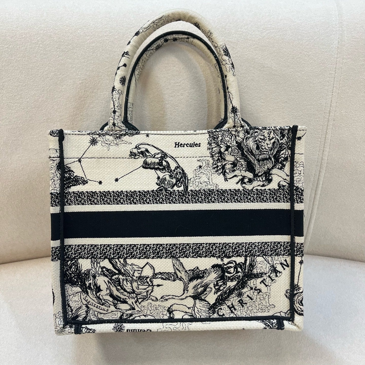 Dior - Book Tote - Cloth - White - (small)