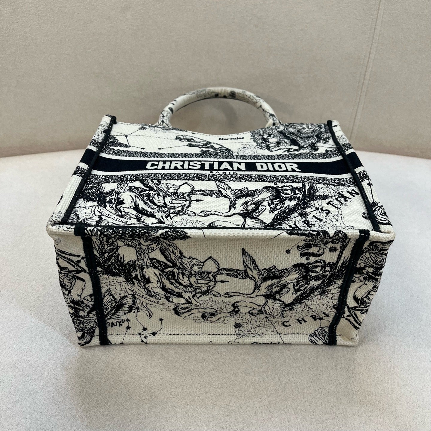 Dior - Book Tote - Cloth - White - (small)