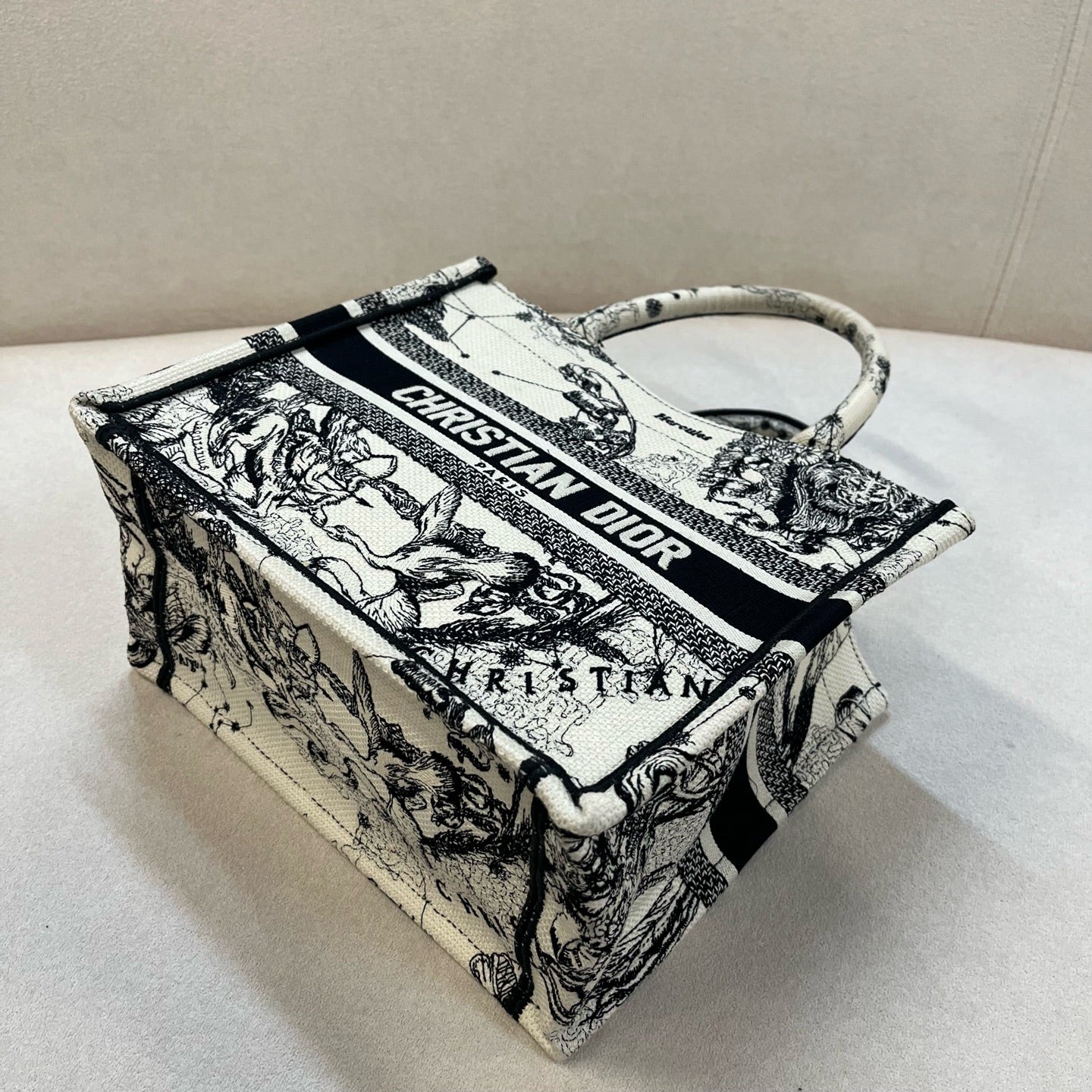 Dior - Book Tote - Cloth - White - (small)