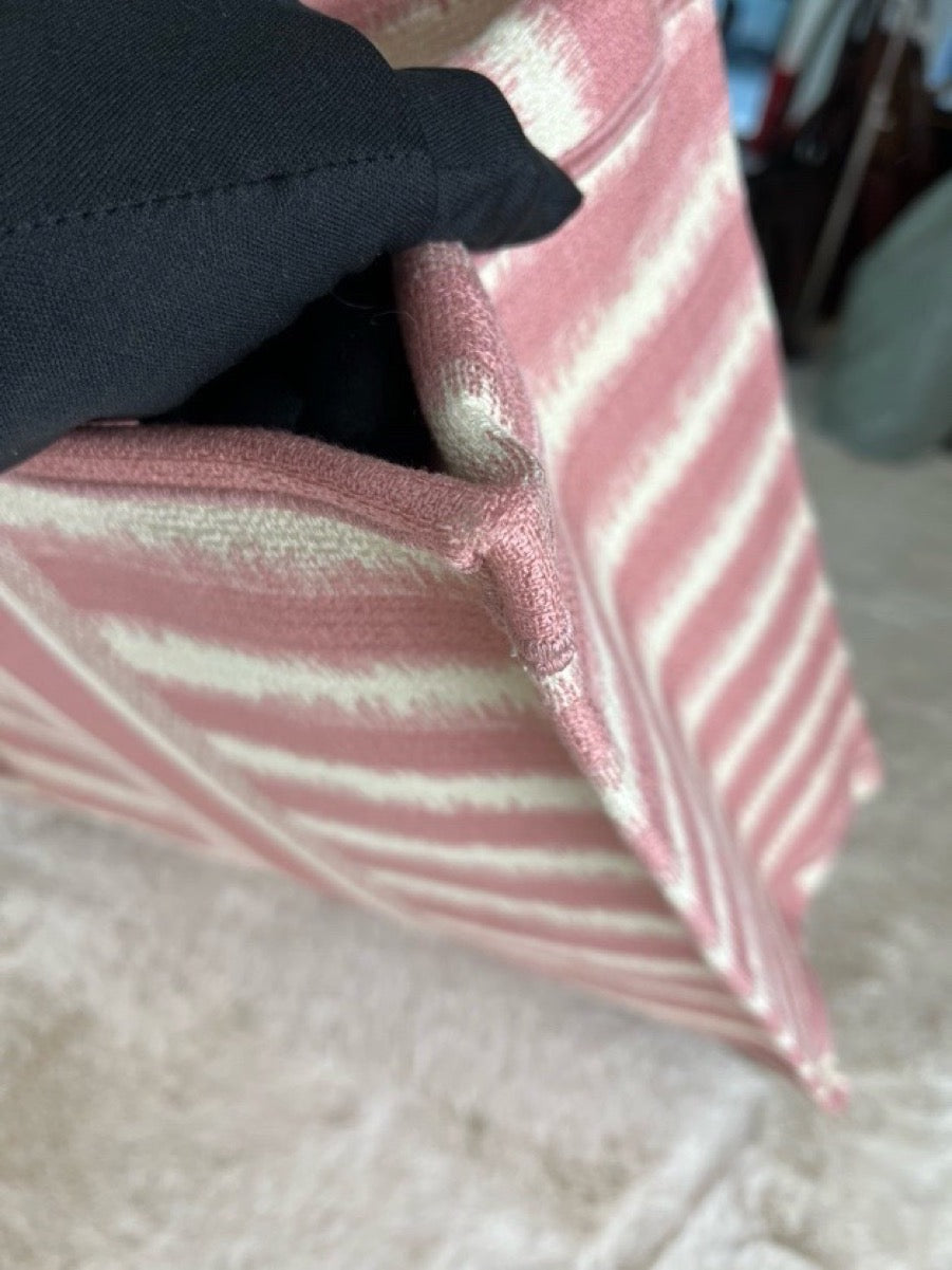 Dior - Book Tote D-Stripes - Cloth - Pink