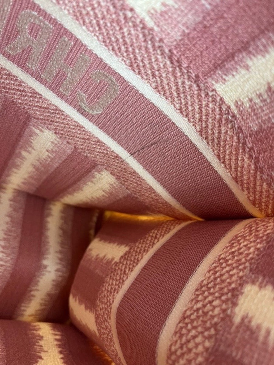 Dior - Book Tote D-Stripes - Cloth - Pink