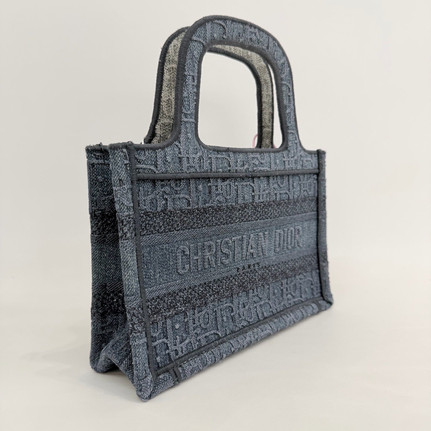 Dior - Book Tote - Denim - Blue - (mini)