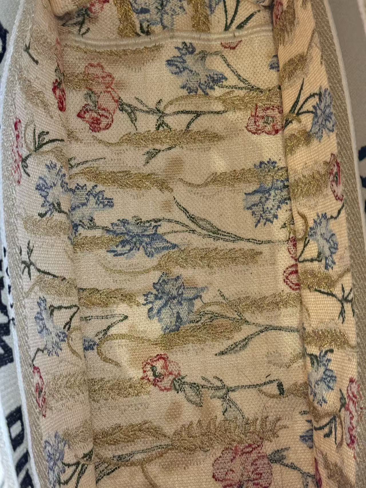 Dior - Book Tote - Embroidered canvas - Multicolour - (Medium)