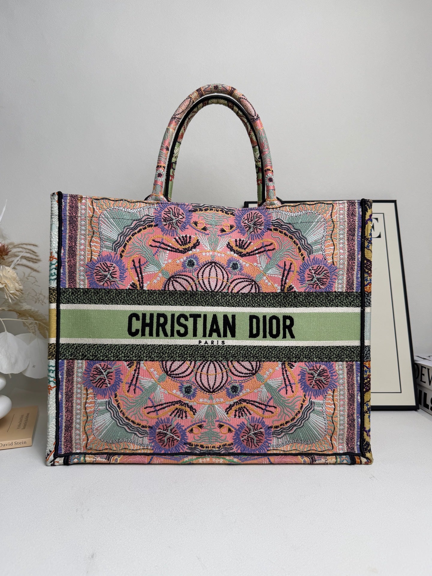 Dior - Book Tote - Fabric - Multicolour - (large)