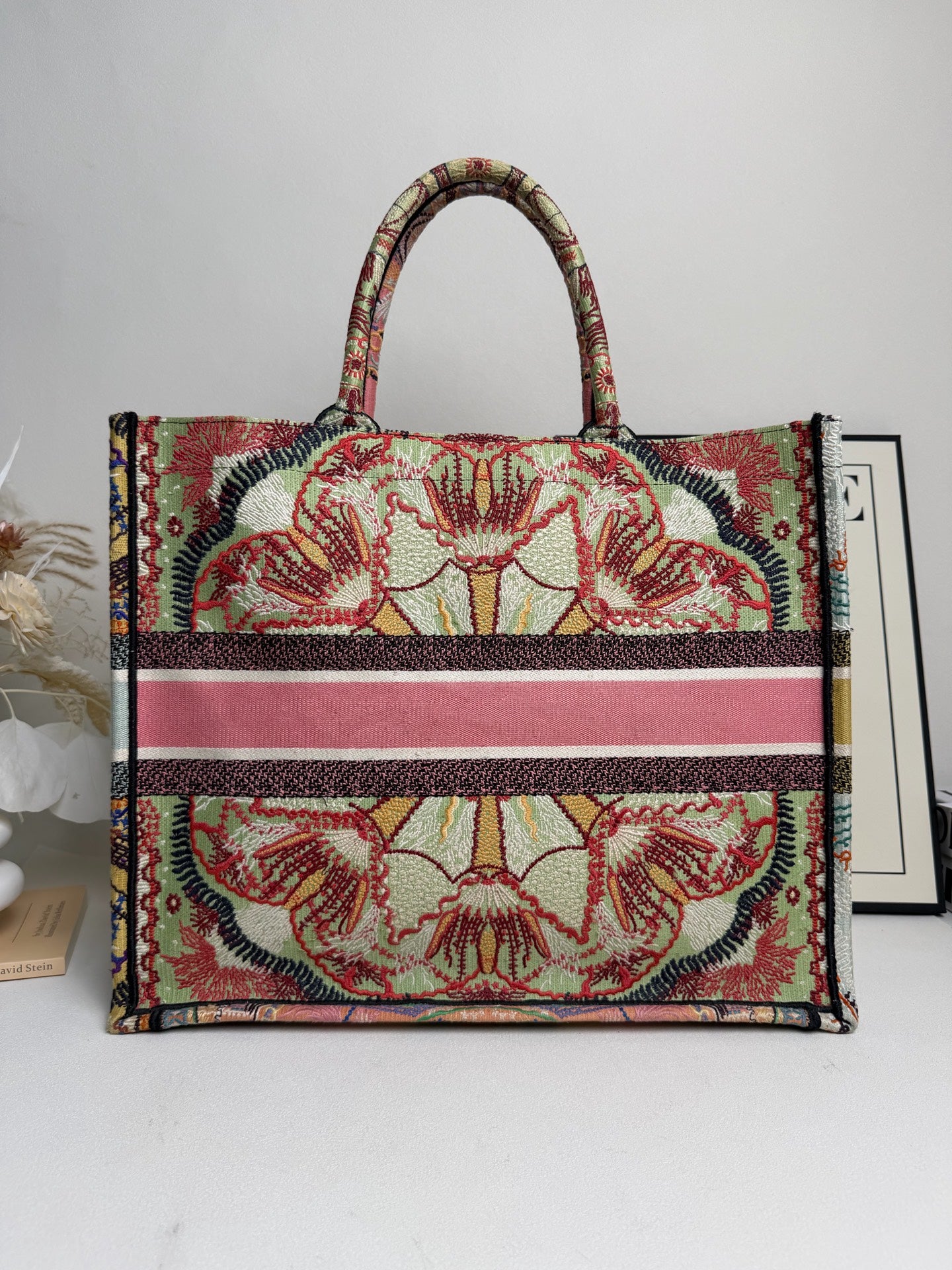 Dior - Book Tote - Fabric - Multicolour - (large)