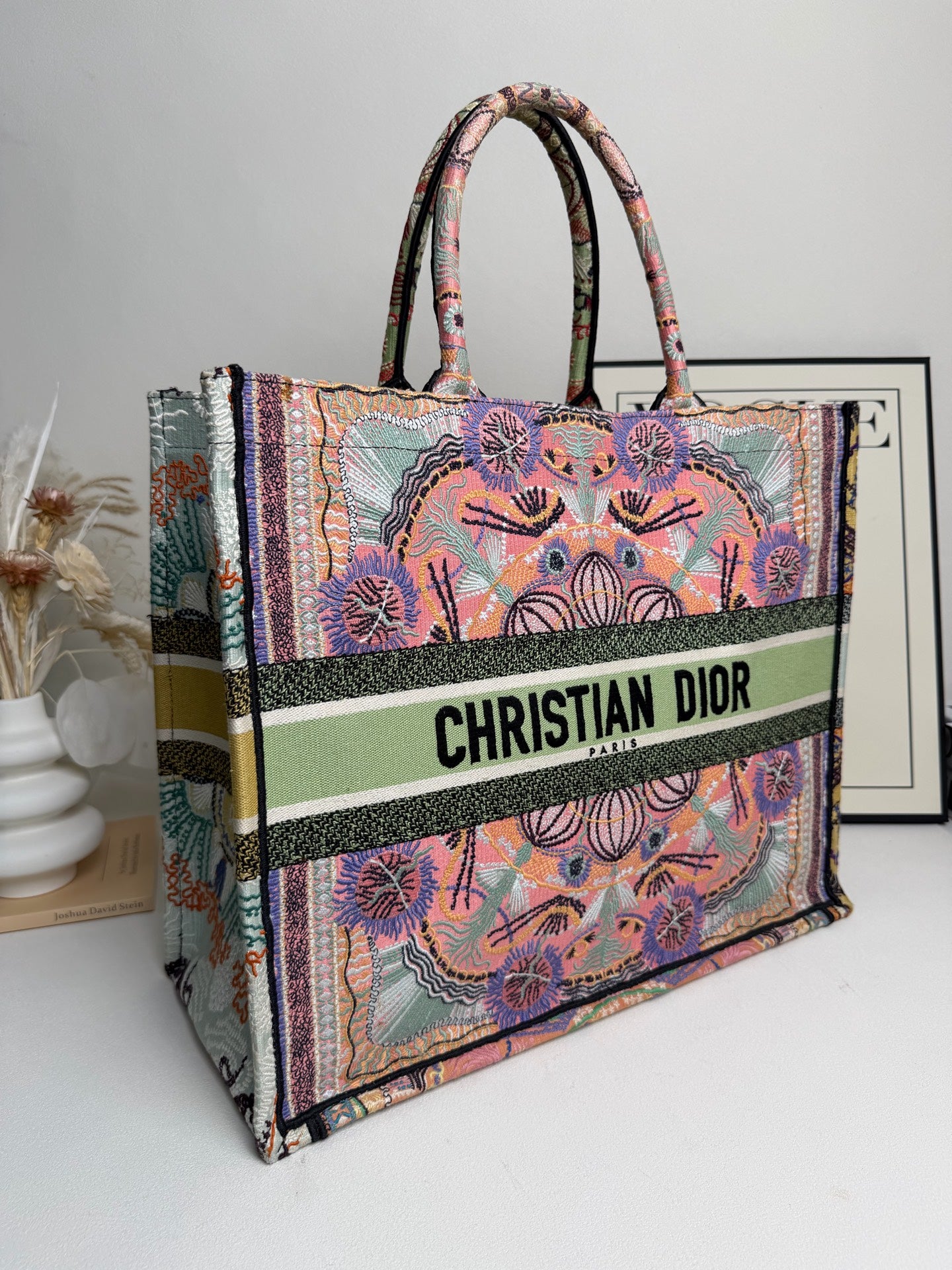 Dior - Book Tote - Fabric - Multicolour - (large)