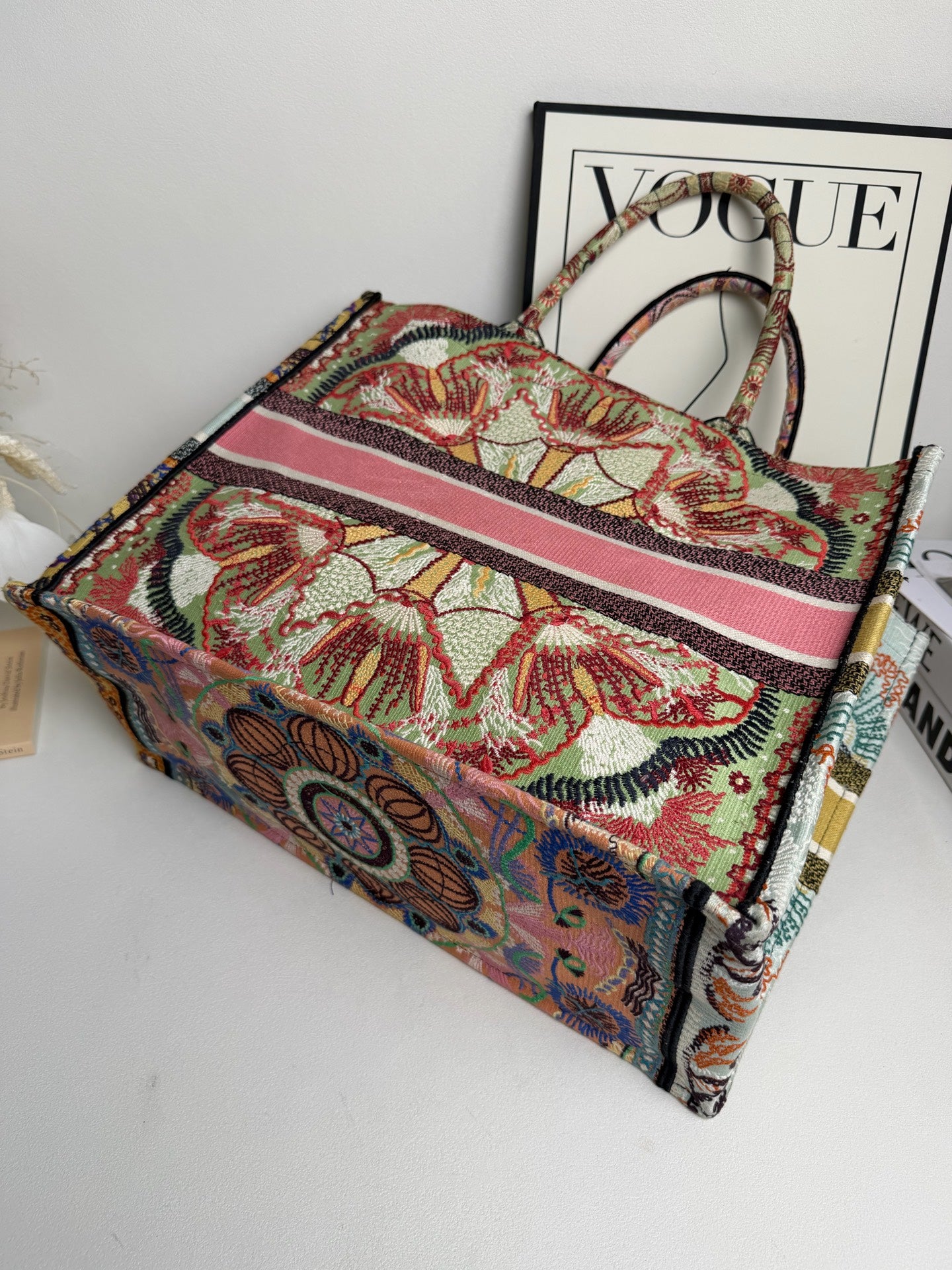 Dior - Book Tote - Fabric - Multicolour - (large)