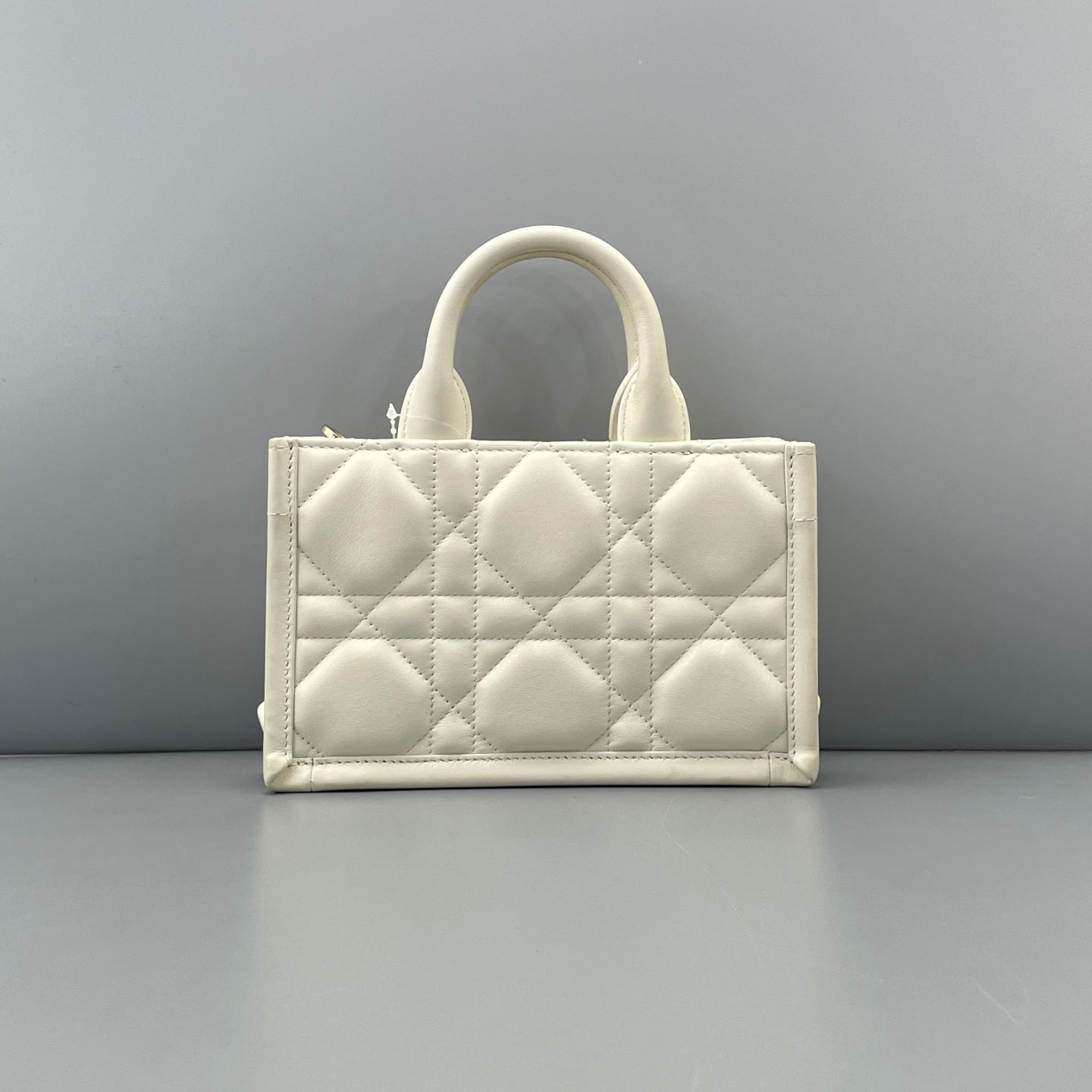 Dior - Book Tote - Lambskin leather - White - (mini)