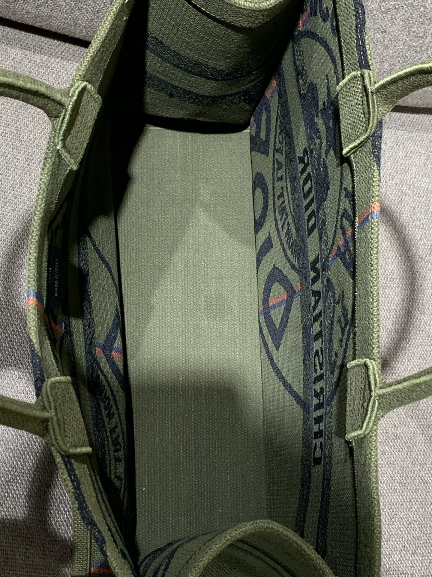 Dior - Book Tote Large - Cloth - Green - (large)