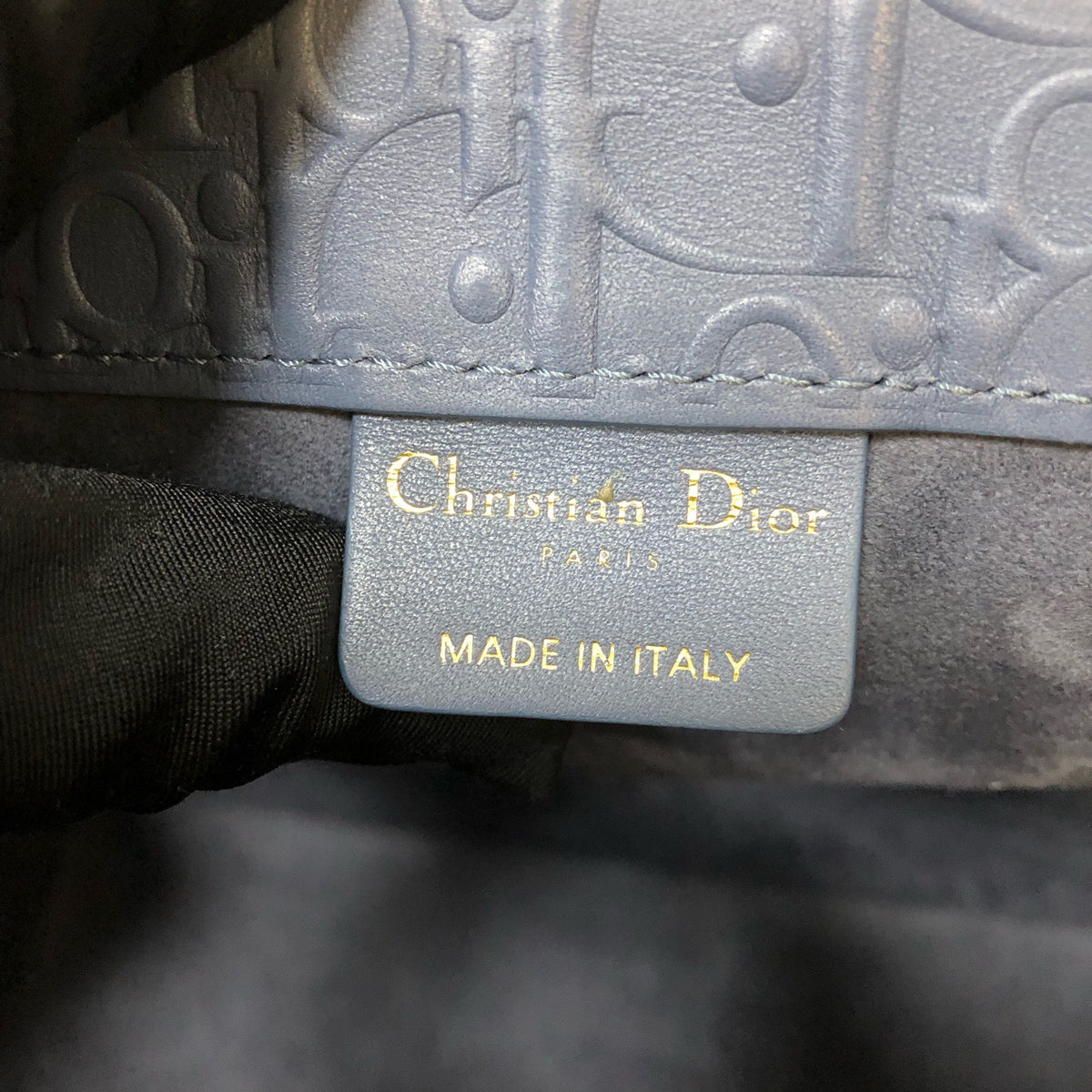 Dior - Book Tote - Leather - Blue - (large)