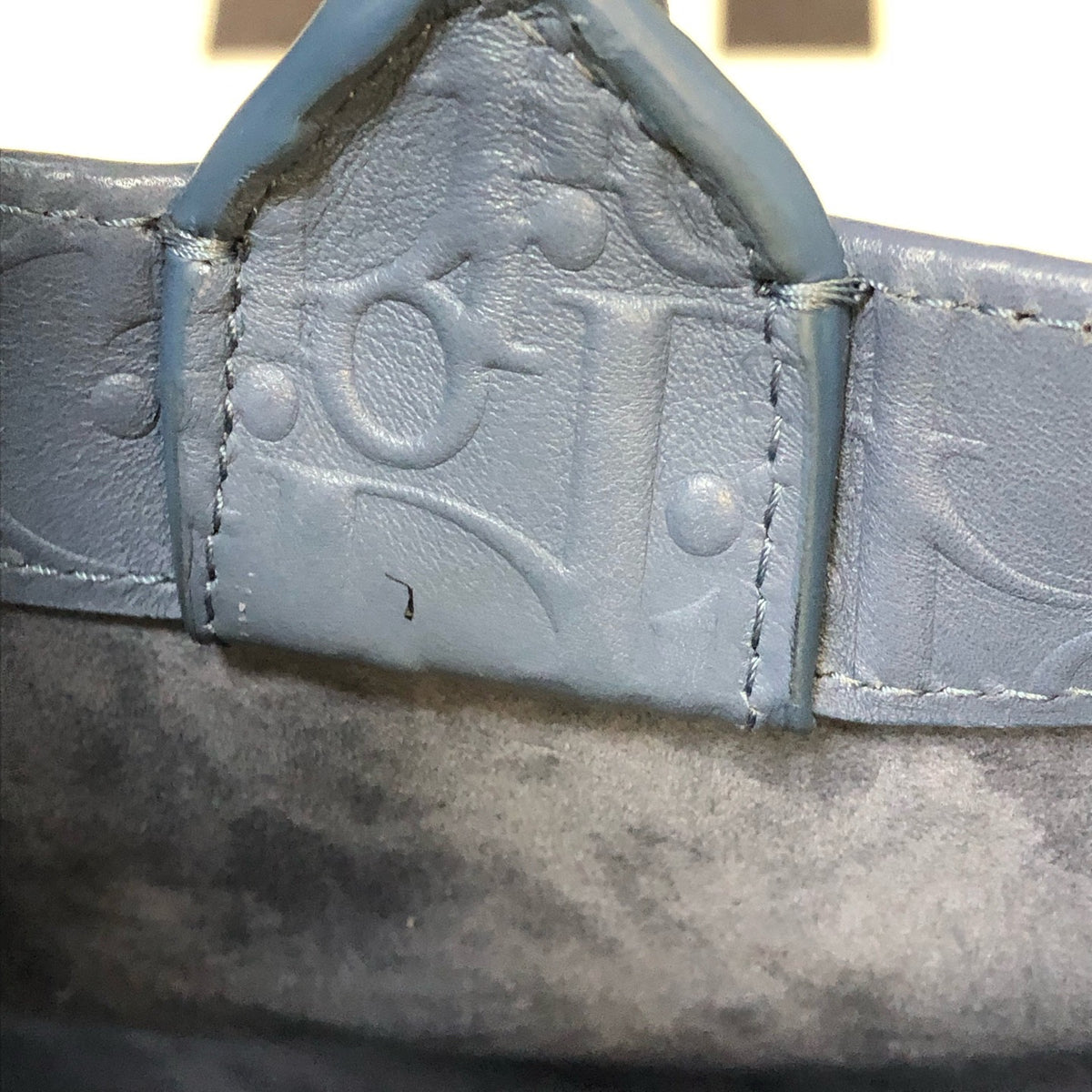 Dior - Book Tote - Leather - Blue - (large)