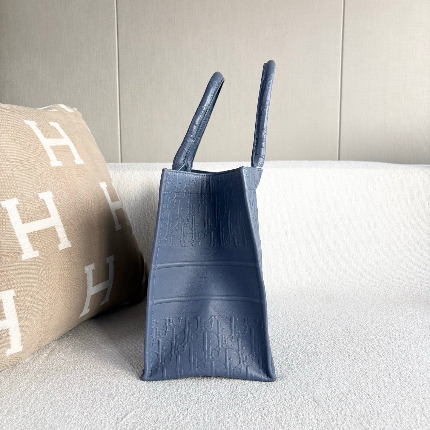 Dior - Book Tote - Leather - Blue - (medium)