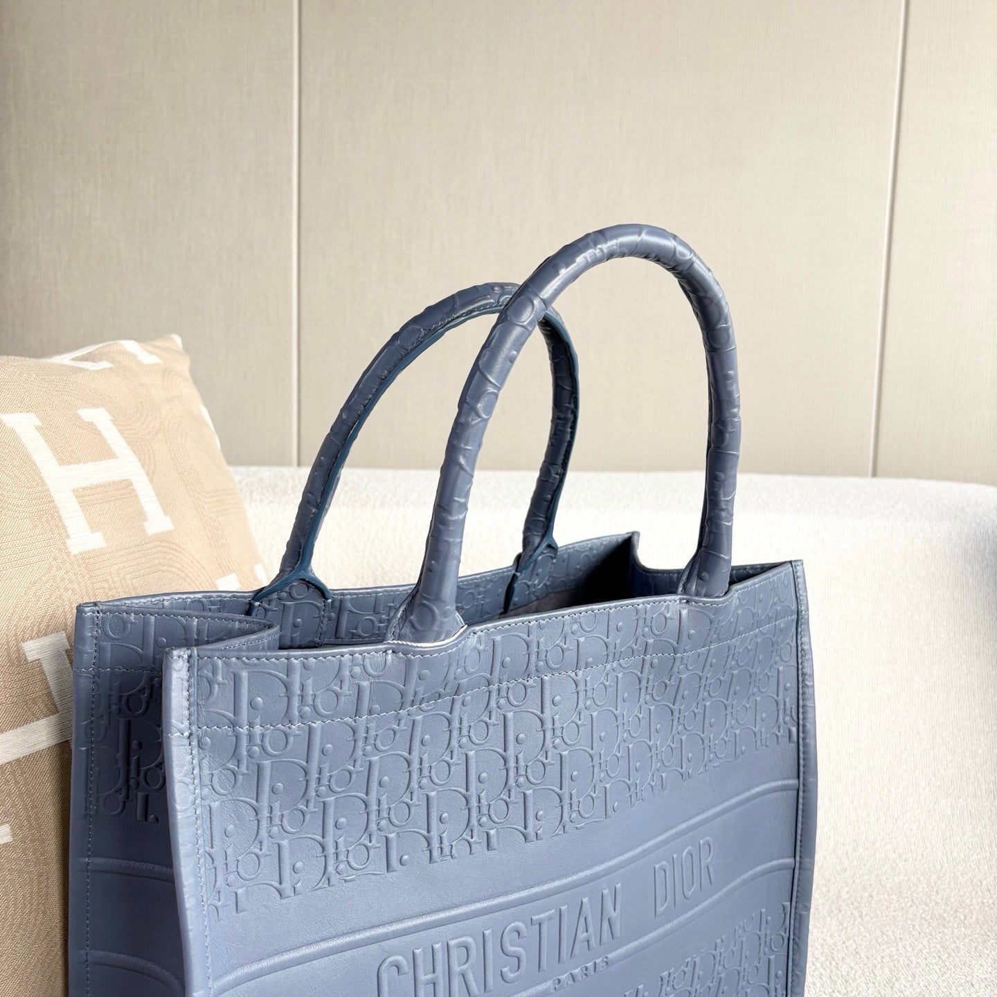 Dior - Book Tote - Leather - Blue - (medium)